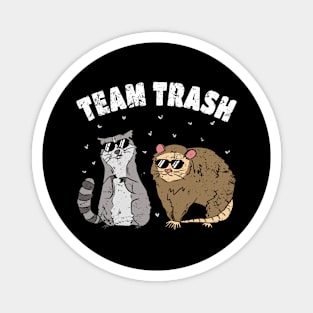 Team Trash Raccoon Rat Magnet